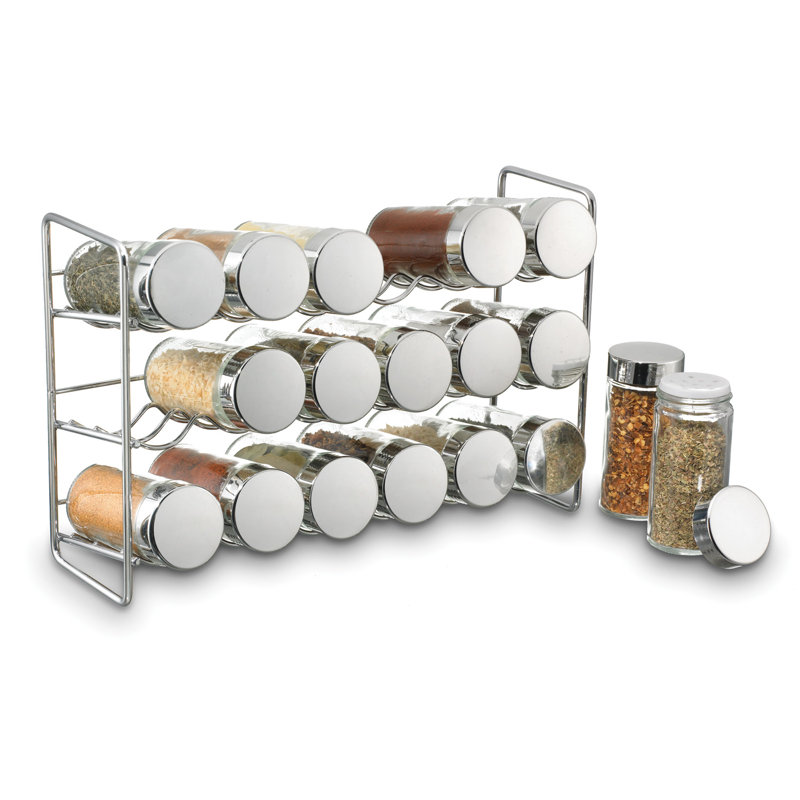 Symple Stuff 18 Jar Compact FreeStanding Spice Rack & Reviews
